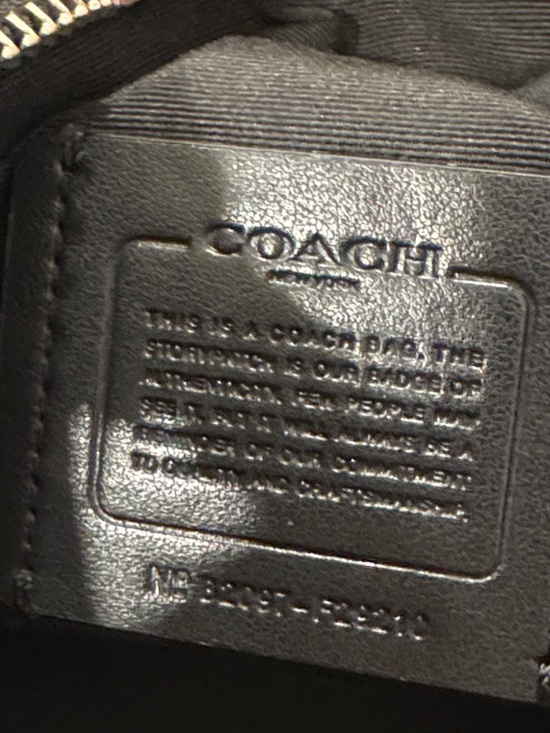 Coach Black File Signature Crossbody Bag - Picture 12 of 17